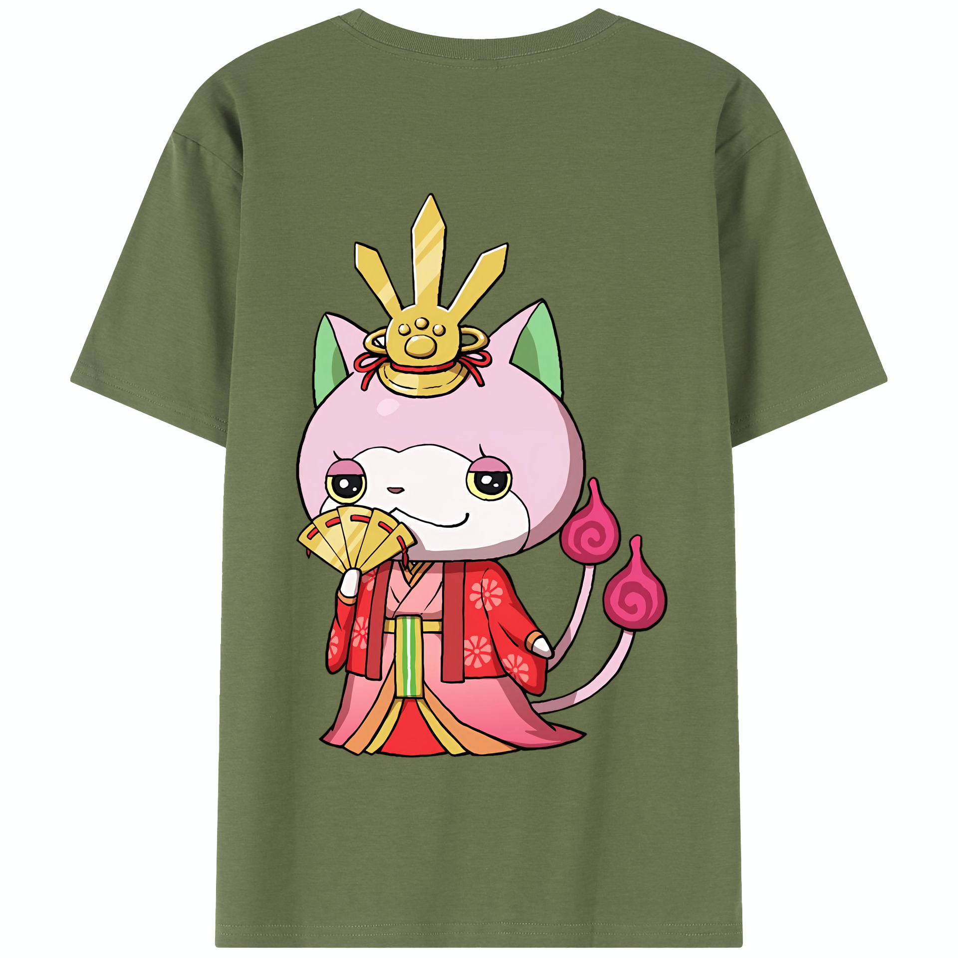 （画像用） 妖怪ウォッチ Yo-kai Watch 綿100％半袖Tシャツ（背面プリント）
